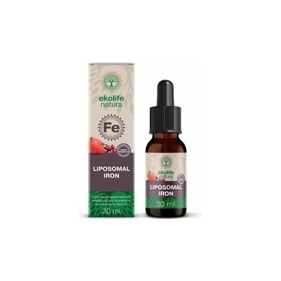 Ekolife Natura Liposomal Iron jahoda brusinka 30 ml