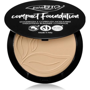 puroBIO Cosmetics Compact Foundation компактна пудра SPF 10 цвят 02 9 гр