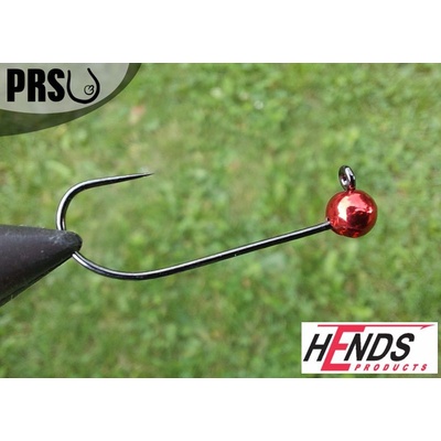 Hends Tungstenová hlava bez protihrotu Metal Red vel.8 0,6g