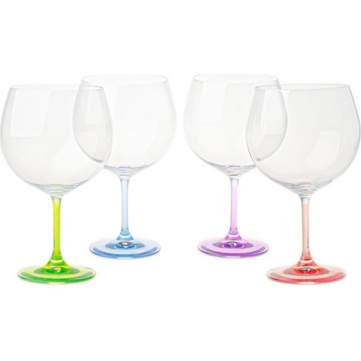 Crystalex Sklenice na Gin & Tonic Rainbow 4 x 820 ml