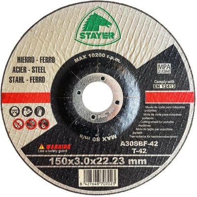 Stayer Kotúč rezný 150 × 3 × 22,23 mm T42 3775.671