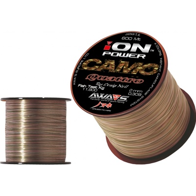 Awa-Shima Ion Power Camo Quattro 600 m 0,286 mm 9,85 kg – Zboží Dáma