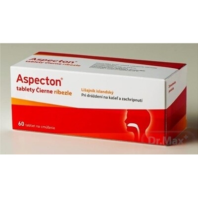 Aspecton na kašeľ čierne ríbezle 60 tabliet