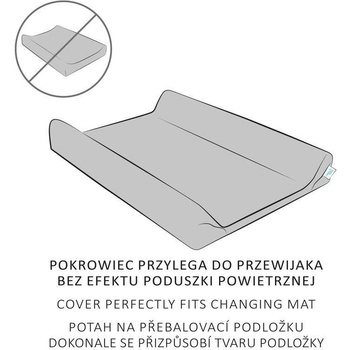 Ceba Poťah Na Podložku 2ks 80 Dark Grey Blue 50 x 70