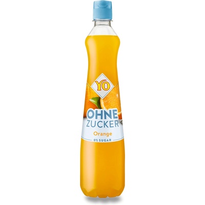 Yo ovocný sirup bez cukru pomeranč 0,7 l