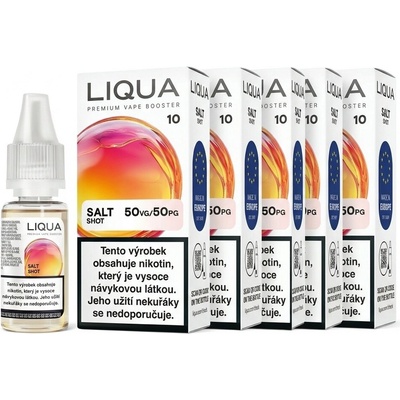 Liqua E-Liquid SHOT SALT 50/50 5x10 ml 10 mg