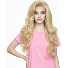 Wigorous Arijana- lace front biela - svetlá blond vlnitá parochňa