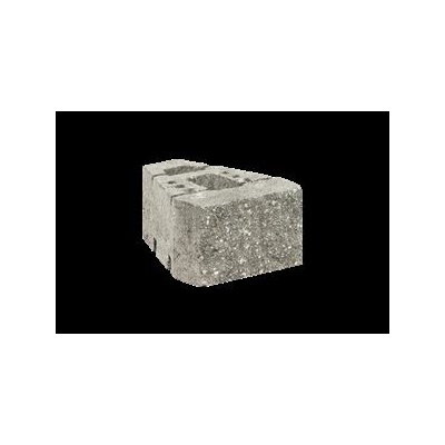 GEOSTONE miniFLAT 1/4 štípaný Bílá natur - černá C8