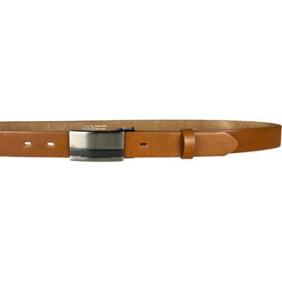 Penny Belts Kožený opasek 30-100-1PS-42 hnědý