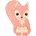 Orange Tree Toys Дървен пъзел Orange Tree Toys - Катеричка, 4 части (OTT06272)