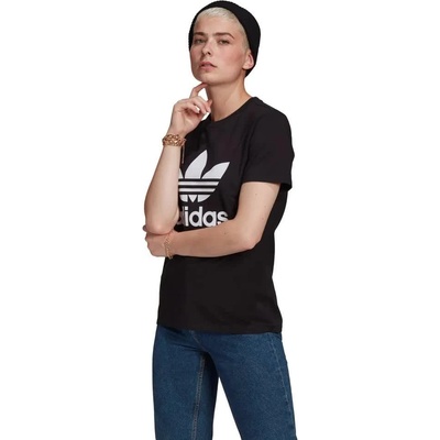 Тениска Adidas Originals Adicolor Trefoil short sleeve T-shirt - Black (Black)