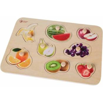Image 1 of Classic World Дървен пъзел - плодове