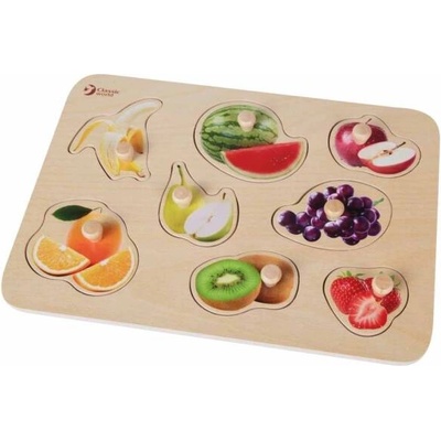 Classic World Дървен пъзел - плодове