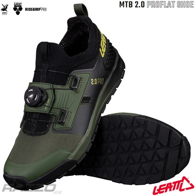 Leatt MTB 2.0 Flat Shoe Spinach 2025