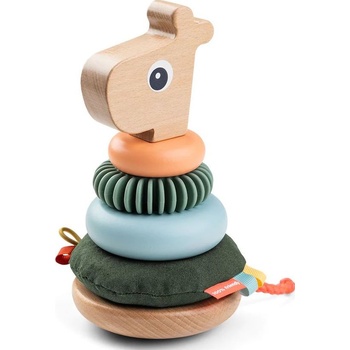 Done by deer Играчка пирамида Raffi дървена (4833179)
