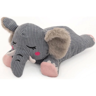ZIPPY PAWS Hračka plyš Snooziez slon s ultrazvukovým pískáním 28 cm
