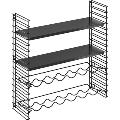 Metaltex Nástěnný regál se stojanem na lahve – Zboží Mobilmania
