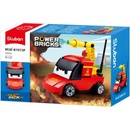 Sluban B1072F Natahovací autíčko s očima Hasiči