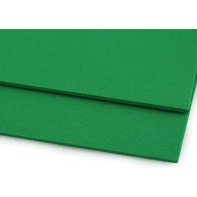 Stoklasa Pěnová guma Moosgummi 20x30 cm Balení: 2 ks, Varianta: 15 zelená vánoční 15 zelená vánoční