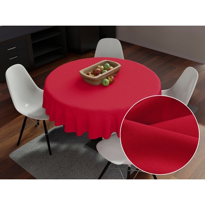 Biante okrúhly obrus Rongo RG-060 Červený Ø 130cm
