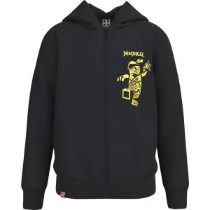 LEGO® kidswear Cardigan w. hood черно, жълто 110 (12010622-995)