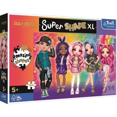 TREFL Super Shape XL Rainbow High: Styl 104 dílků