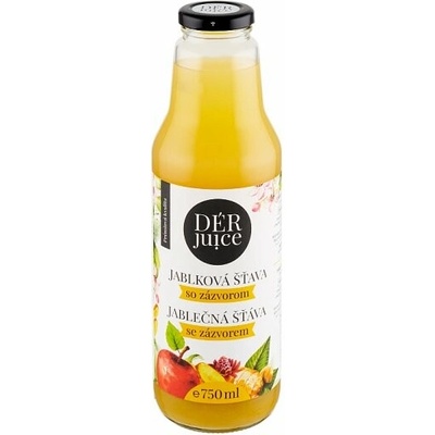 DÉR Juice Jablková šťava so zázvorom 0,75 l