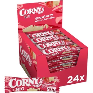 CORNY Big Ягодов бял шоколад 40 г кутия 24 бр