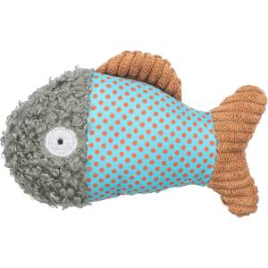 TRIXIE Плюшена риба - играчка за котки с катнип, 9 см