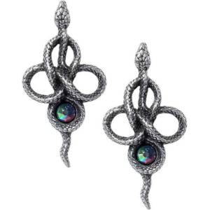 Alchemy gothic Обеци ALCHEMY GOTHIC - Tercia Serpent - Pewter - E441