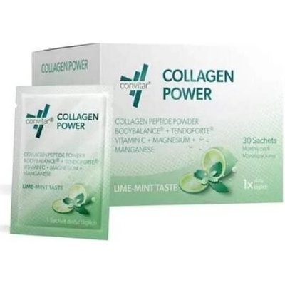 Convitar Collagen Power vrecúška citrón-mäta 30 vreciek
