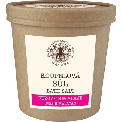 NATAVA koupelová sůl Růžové Himaláje 500 g