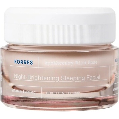 Korres Apothecary Wild Rose noční krém 40 ml