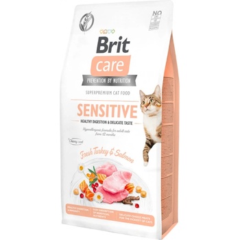 Brit Care Cat Без зърнени култури за чувствителни котки 7 кг