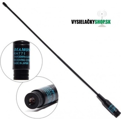 Antena dualband RH771 SMA-M 39cm
