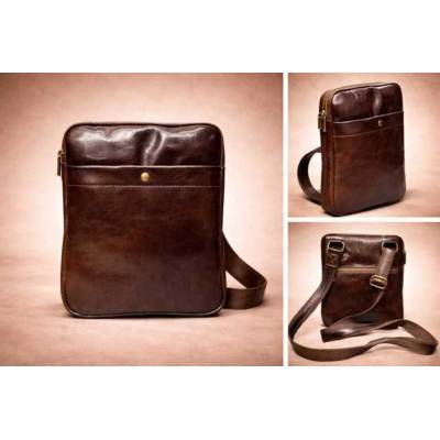 Max Original Leather Pánska kožená taška brown 1