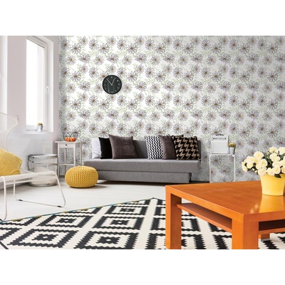 DIMEX ART Луксозна флизелинова тапета бяла лайка