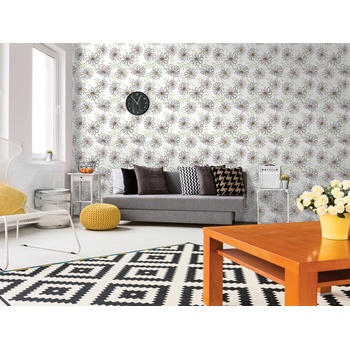 DIMEX ART s. r. o Луксозна флизелинова тапета бяла лайка