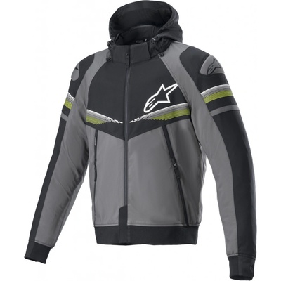 Alpinestars Sektor 2 TECH HOODIE 2022 šedo-černo-žlutá