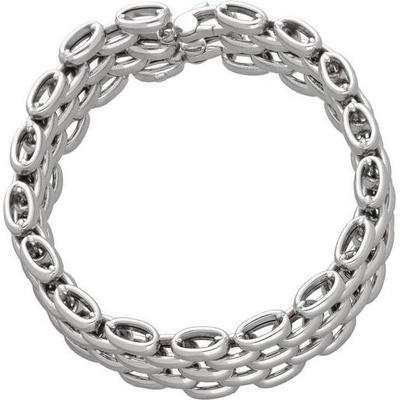 Zlaton náramek bílé zlato 001740811185