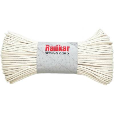 RADKAR šňůry na šití 5mm Natural - 100m návin