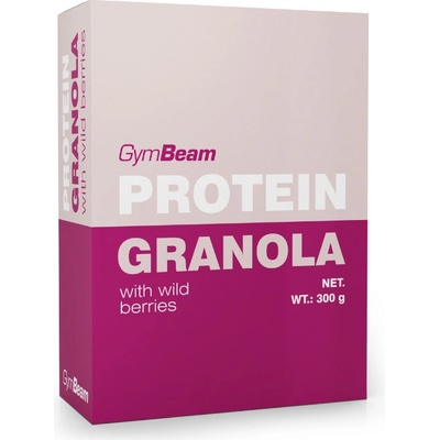 GymBeam Proteínová granola s lesným ovocím 300 g