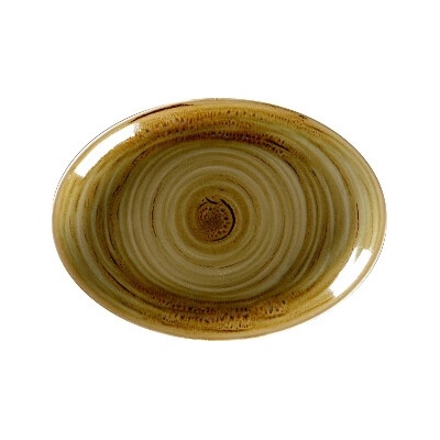 RAK Porcelain Spot tanier oválny 21 cm hnedý granát SGRNNOP21-12