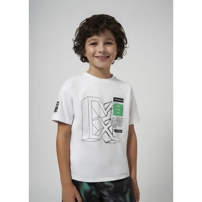 MAYORAL Тениска "stronger" в бяло за момче Mayoral