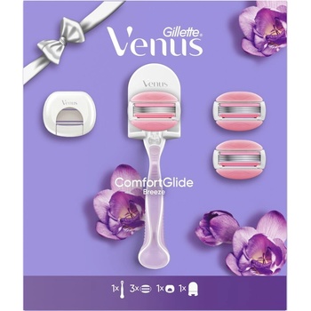 Gillette Женска самобръсначка Venus ComfortGlide Breeze + 3 бр. вложки за самобръсначка (10BL010008)