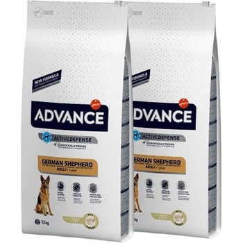 ADVANCE Dog Maxi German Shepherd 2 x 12 кг