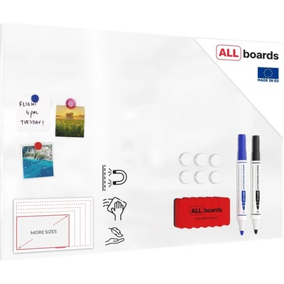 ALLboards Magnetická tabule 90 x 60 METAL MB96_00038