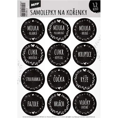 UNIPAP samolepky na kořenky 16,2 x 23 cm mouka