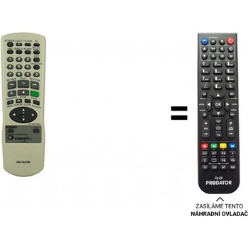 Dálkový ovladač Predátor Aiwa RC-BVR01, RC-BVR02, RC-BVR08