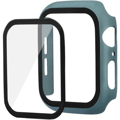 ENKAY Obal s tvrdeným sklom pre Apple Watch 6 / SE / 5 / 4 40mm zelený 18554